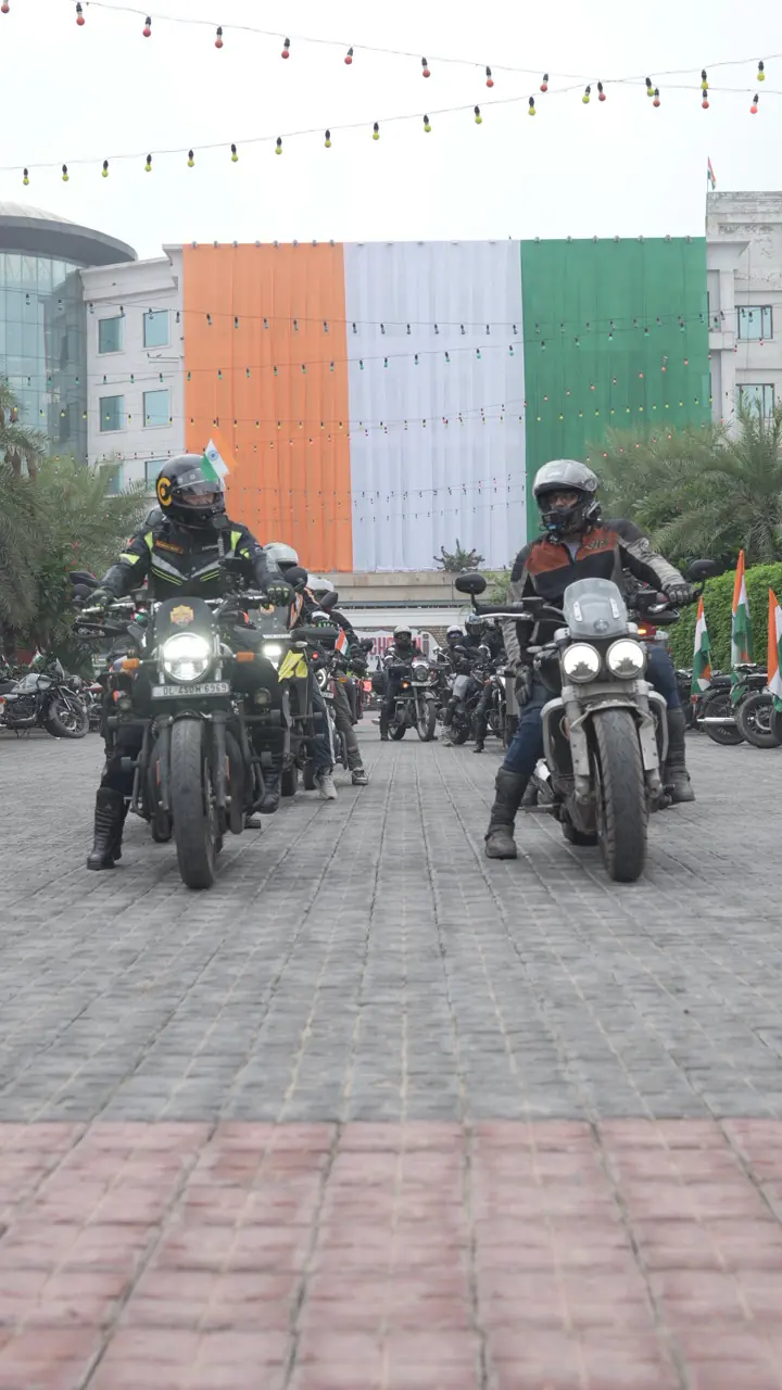 Independence Day flag-off of the Explurger Rider Connect Pushkar ride